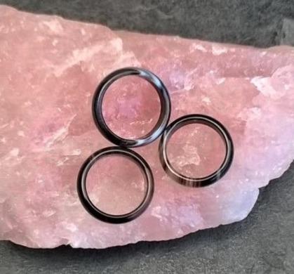 Minerální prsten Achát multi velikost 53 (X587)