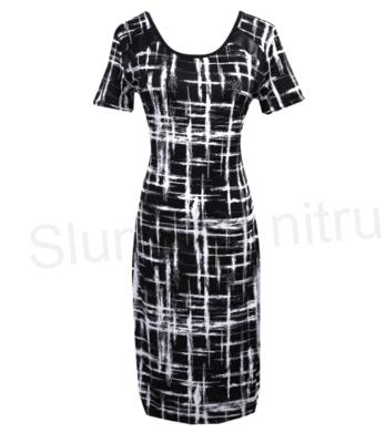 Dámské šaty s krátkým rukávem velikost 3 XL číslo 1 (K118)