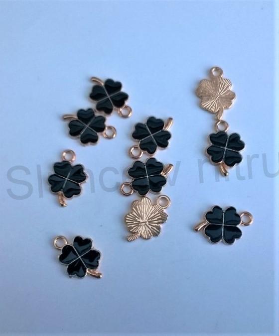 Přívěsek  čtyřlístek - 18 x 12 mm (AA285)