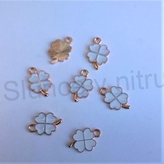 Přívěsek čtyřlístek - 18 x 12 mm (AA287)
