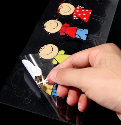 Samolepky na auto Dítě v autě (E464)