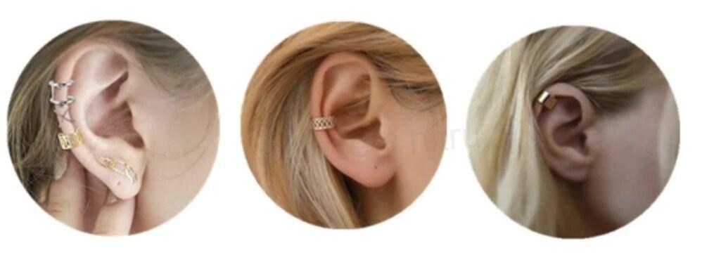 Falešný piercing, nasazovací náušnice č.3 (BB561)
