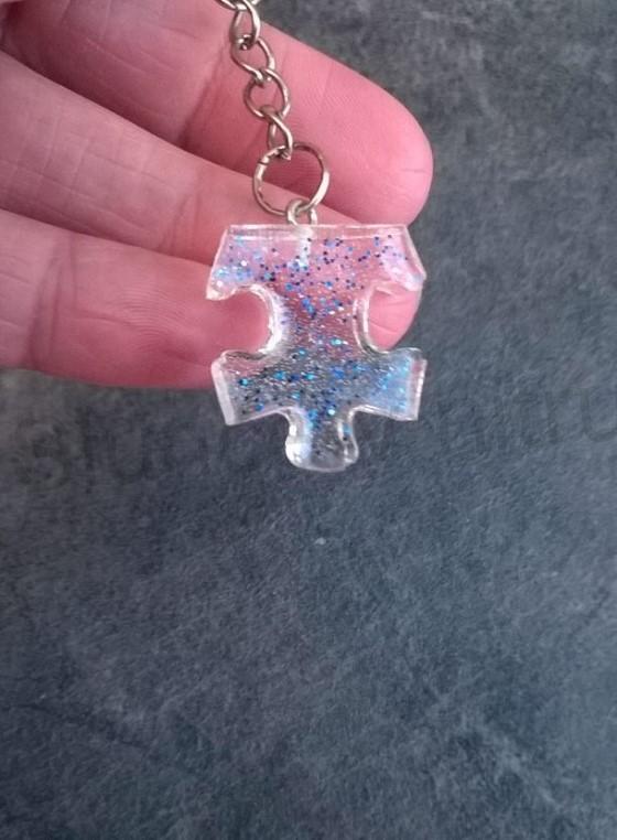 Orgonitová klíčenka puzzle (PP124)