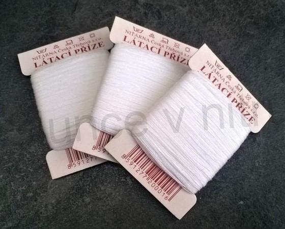 Látací, štupovací příze bílá (C537)