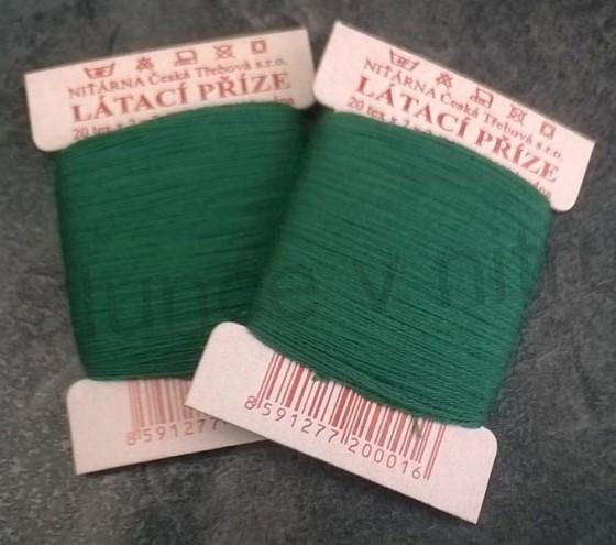 Látací, štupovací příze zelená (C542)