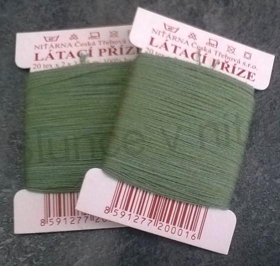 Látací, štupovací příze zelenošedá (C544)