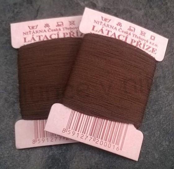 Látací, štupovací příze hnědá (C548)