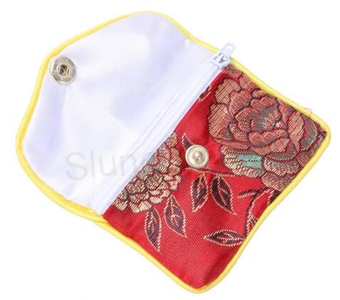 Dárková luxusní Hedvábná taštička, peněženka (AE1)