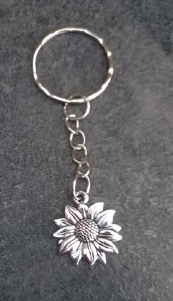 Přívěsek na klíče - Slunečnice, květina (D641)