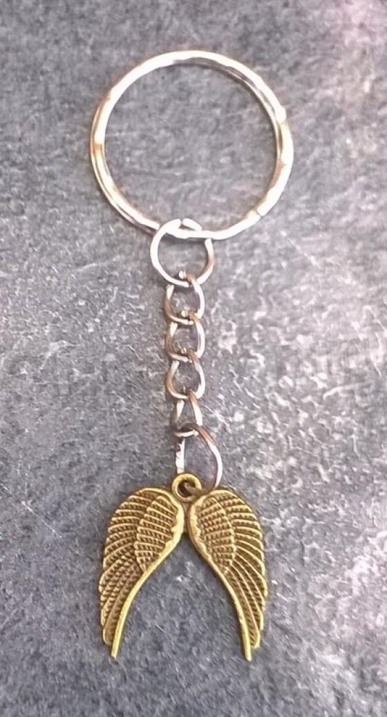 Přívěsek na klíče - Andělská křídla (D655)