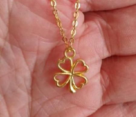 Náhrdelník s přívěškem čtyřlístek (BD453)