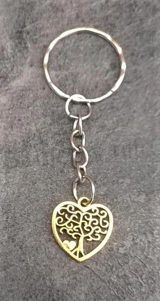 Přívěsek na klíče - Strom života v srdci (H246)