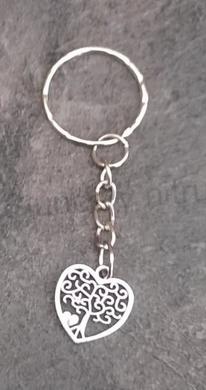 Přívěsek na klíče - Strom života v srdci (H247)