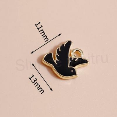 Přívěssek holubice - 13 x 11 mm (AA295)