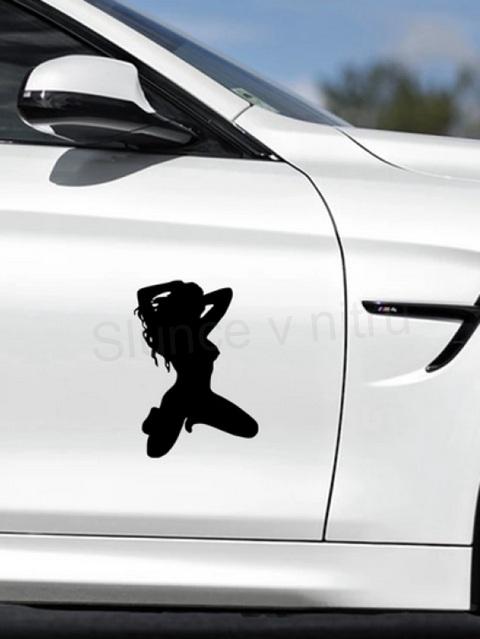 Samolepky na auto sexy dívka (E483)