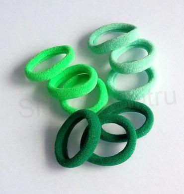 Gumičky do vlasů tmavě zelená (H251)