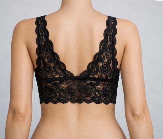 Krajková dámská podprsenka – černá Push‑Up, velikost 3XL (K148)