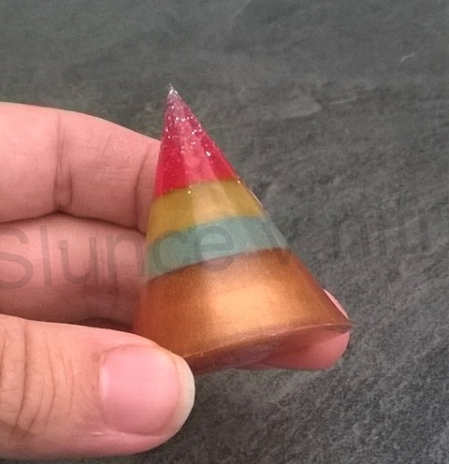 Orgonitový kužel - barevné potěšení 5,1x4,1 cm (PP142)