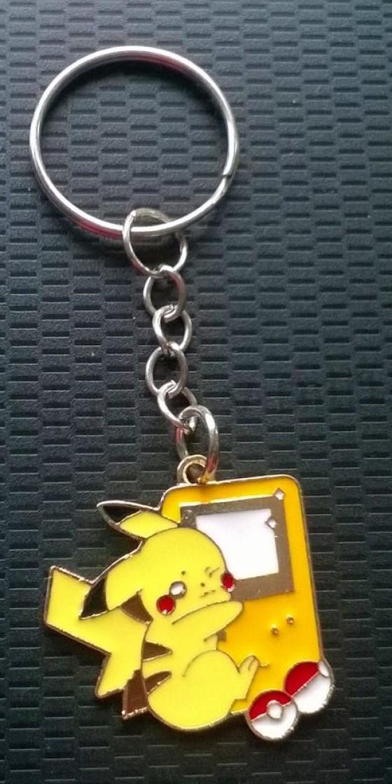 Přívěsek na klíče - pokemon pikaču, pikachu (H284)