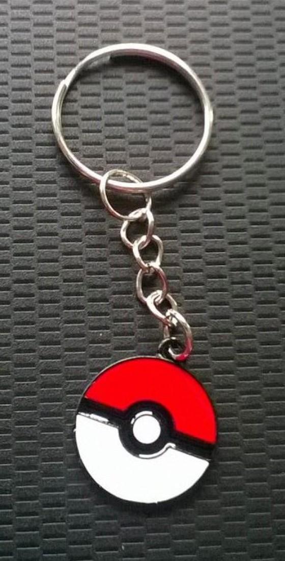 Přívěsek na klíče - pokemon pokeball (H285)