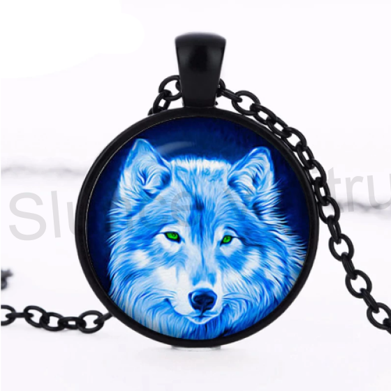 Náhrdelník s přívěškem Vlka (BD467)