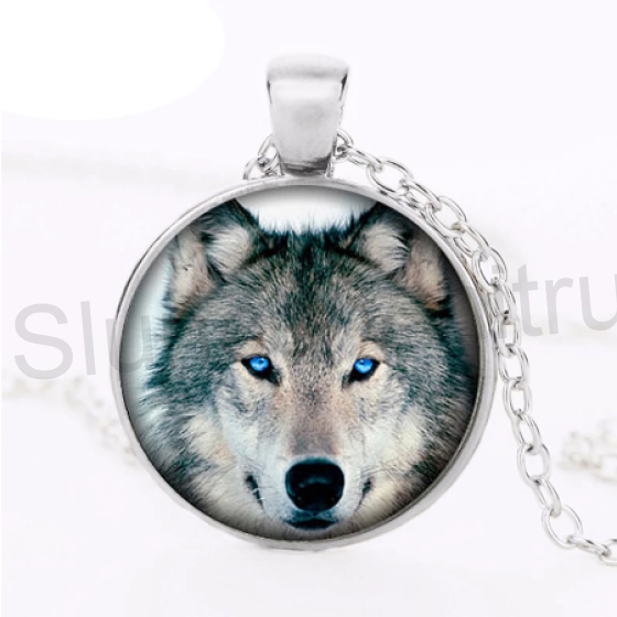 Náhrdelník s přívěškem Vlka (BD468)