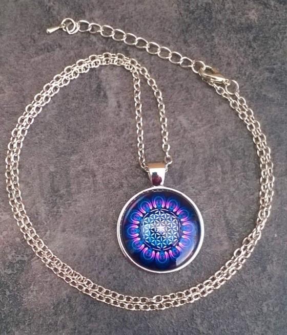 Náhrdelník s přívěškem Mandala (BD482)