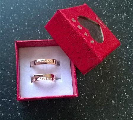 Nastavitelné snubní prsteny zlaté (BP371)