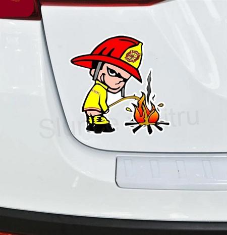 Samolepka na auto Hasič, požárník (E490)