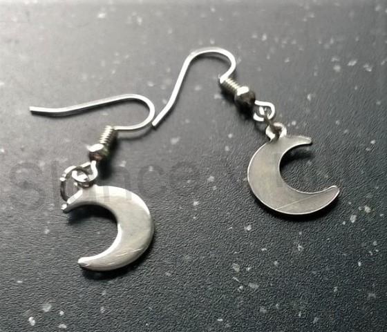 Visací náušnice měsíc (BB581)