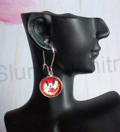 Drobné náušnice Micky mouse (BB584)