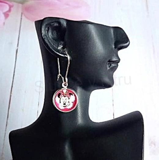 Drobné náušnice Micky mouse (BB585)
