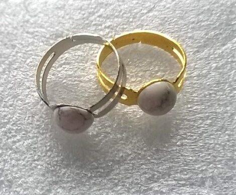 Nastavitelný minerální prsten magnezit (X723)