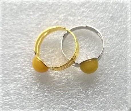 Nastavitelný minerální prsten jadeit (X728)