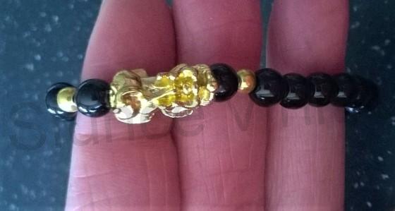 Korálkový náramek s drakem štěstí Feng shui (BC500)