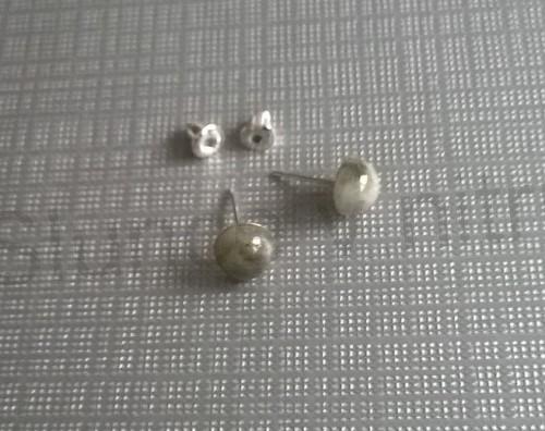 Puzetové náušnice achátové 8 x 8 mm (X822)