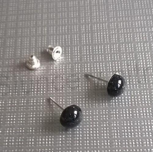 Puzetové náušnice aventurínové 8 x 8 mm (X831)