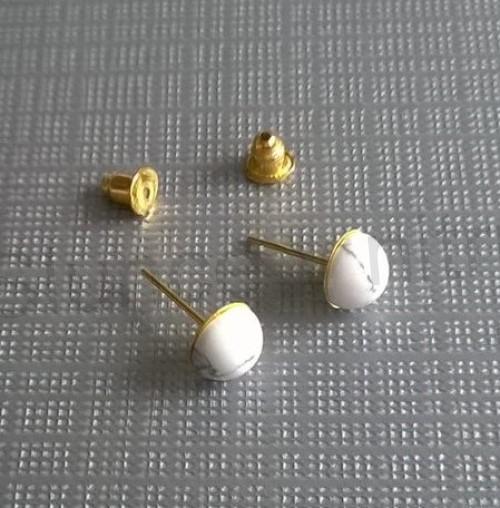 Puzetové náušnice magnezit (X850)