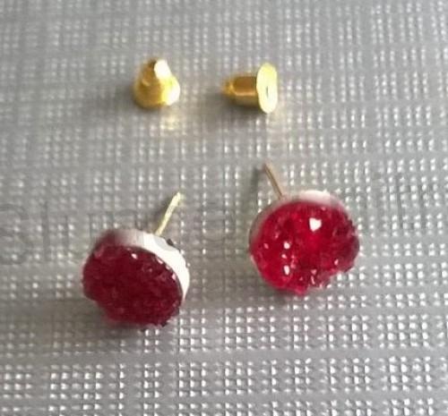 Puzetové náušnice resin (BB630)