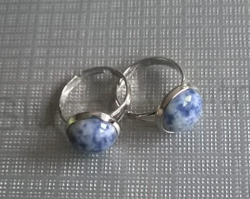 Nastavitelný minerální prsten sodalit (X921)