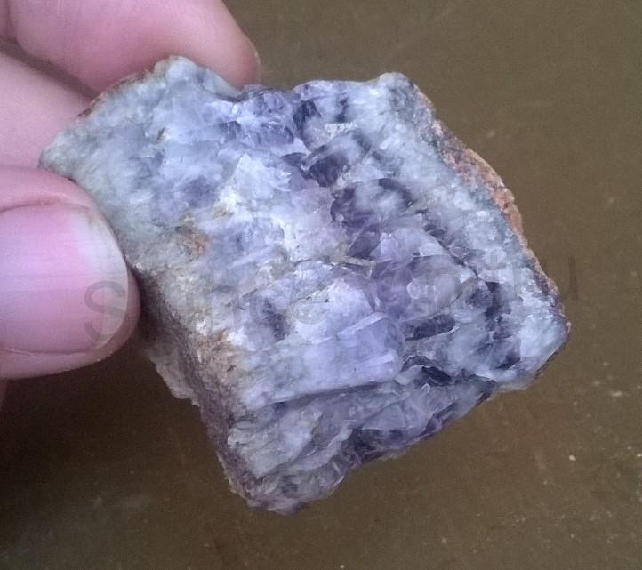 Ametyst drúza chevron 44,6 g (Česká Republika) (X941)