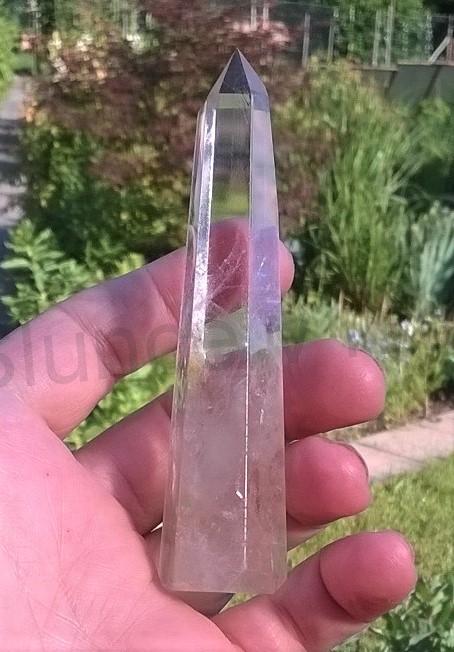 Křišťálová broušená špice s duhami 71,8 g (Brazílie) (X951)