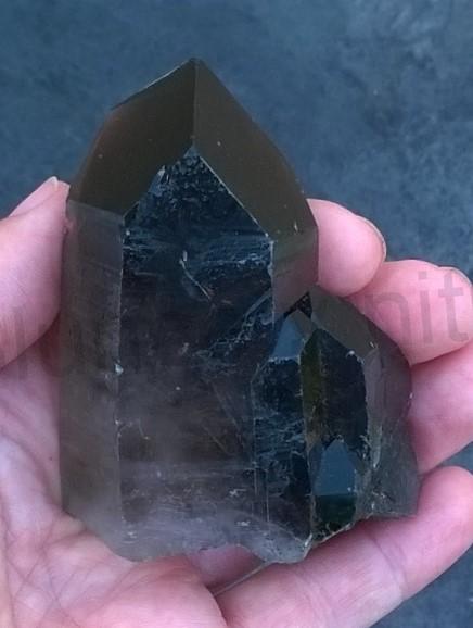 Záhněda, morion špice - srostlice 185g (Brazílie) (X959)