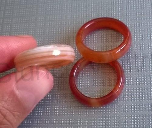 Minerální prsten Achát velikost 55 (X1015)