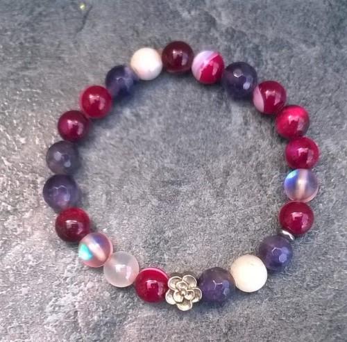 Minerální náramek s minerály (X1055)