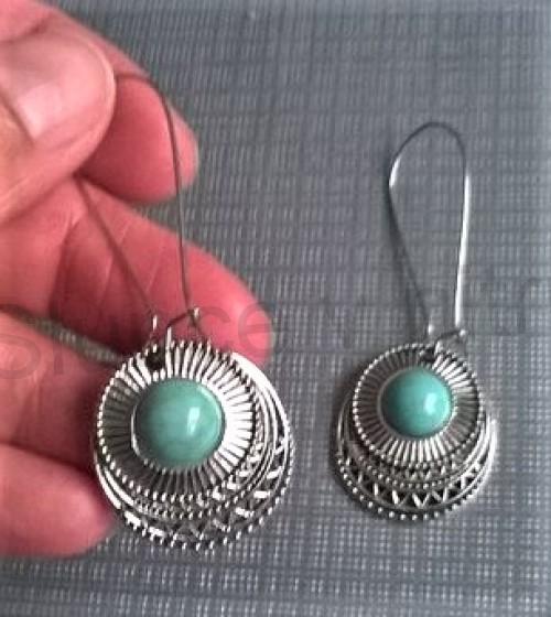 Dlouhé etnické náušnice Bohemia (BB652)