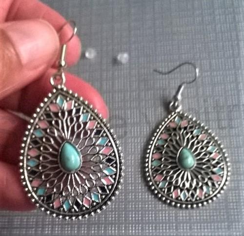 Dlouhé etnické náušnice Bohemia (BB653)