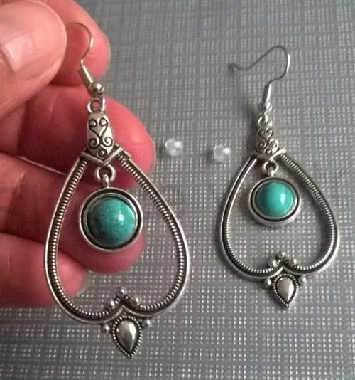 Dlouhé etnické náušnice Bohemia (X1137)