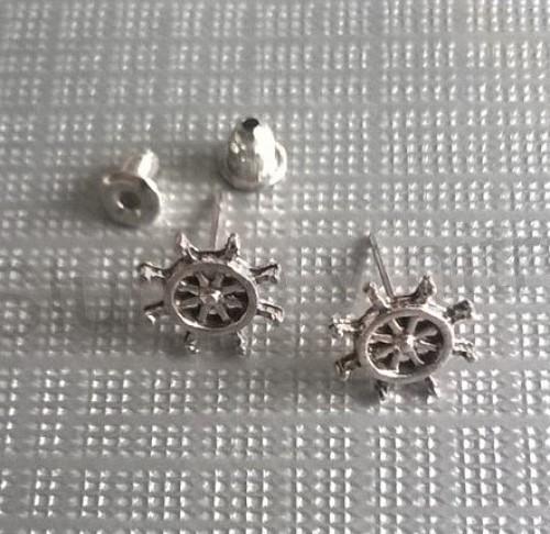 Puzetové náušnice kormidlo (BB658)