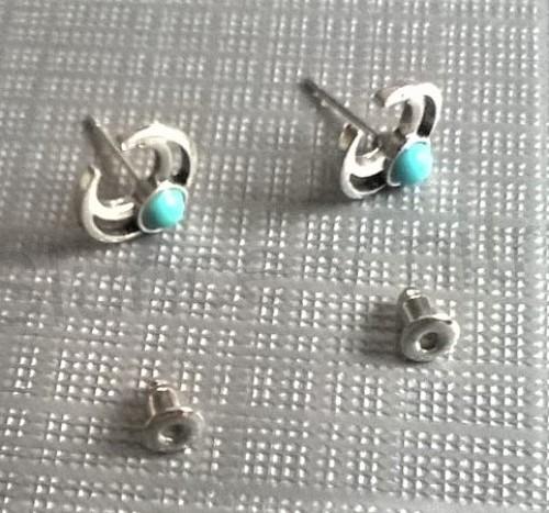 Puzetové náušnice měsíc (BB659)